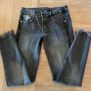 Zara denim jeans in gray/blk wash